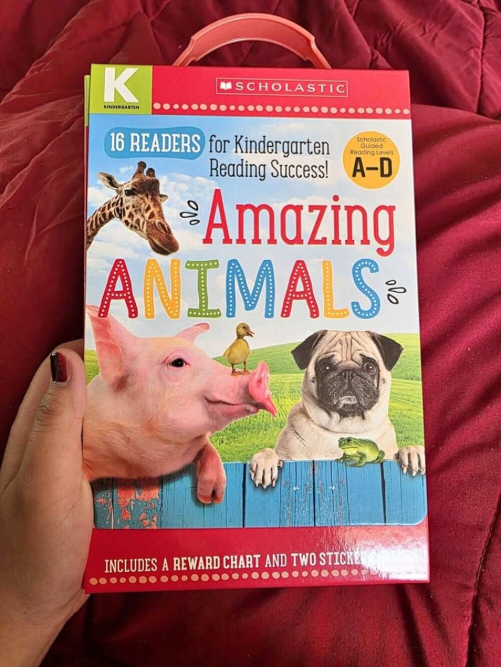 Scholastic Amazing Animals Level A-D Kindergarten Guided Readers Set 16 Books